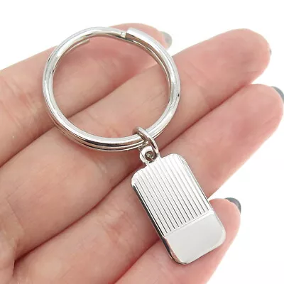 DOLAN BULLOCK 925 Sterling Silver Vintage Tag Key Ring • $74.99