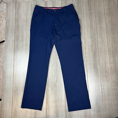 Under Armour Golf Pants Loose 36x32 Blue Performance  • $17.50