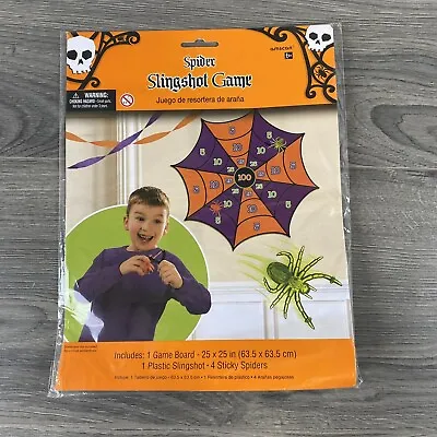 $11.89 • Buy Amscan Spider Slingshot Game Halloween Party Supplies Decor Spooky Scary New