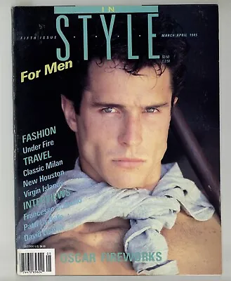 In Style For Men 1985 Fashion 100pgs Vintage Style Gay Magazine M26044 • $32