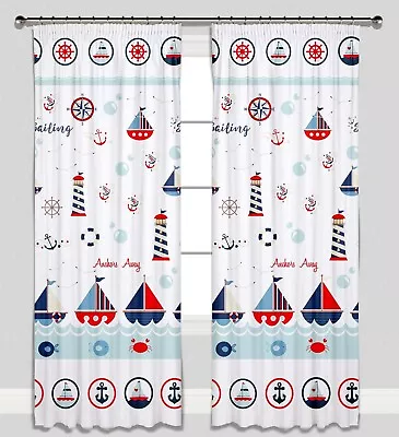 Kids Bedroom Lined Pair Of Curtains 100% Cotton High Quality  Boys Girls Designs • £19.99