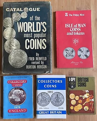 Vintage Coin Catalogues And I-Spy British Coins Book. Condition As Described. • £1