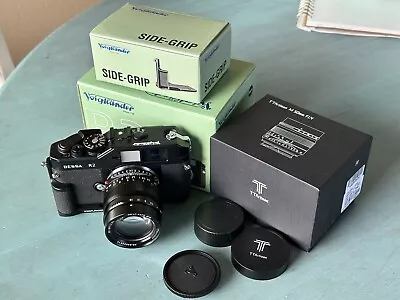Voigtlander Bessa R2 Black W/TTArtisan 50mm R1.4 Lens & Grip [Mint…US Seller] • $899
