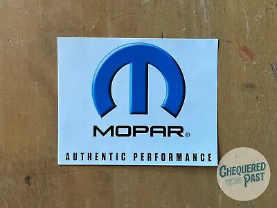 $14.76 • Buy 'MOPAR' Authentic Performance Sticker Sponsor Decal Drag Street Race Track