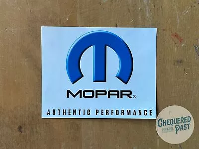 'MOPAR' Authentic Performance Sticker Sponsor Decal Drag Street Race Track • $14.13