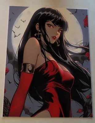 Vampirella CG Color Illustration Print Sign 8.5x11 - No. -R-8 • $15