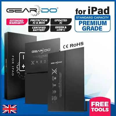 £15.99 • Buy Genuine GEARDO Battery Replacement For IPad 3 4 5 6 7 Mini 10.2 Air 1 2