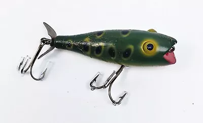 Florida Fishing Tackle Barracuda Brand Bulge Eye Frog Lure FL C 1940s • $9.99