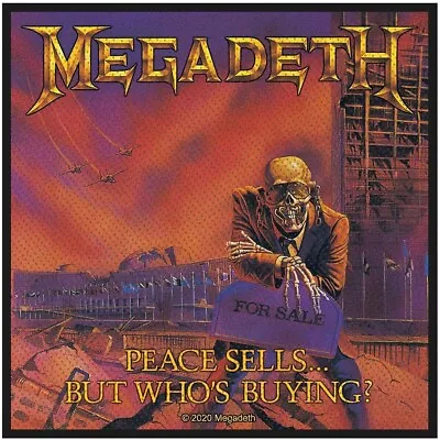 £3.99 • Buy Megadeth -  Peace Sells  - Woven Sew On  Woven Patch