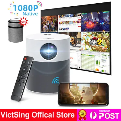 $209.99 • Buy Mini Portable HD 4K 1080P Wireless WiFi Projector Buetooth Android Movie Video