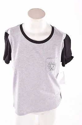 NWT WOMENS METAL MULISHA HOTTER THAN CONTRAST TEE $28 S Gray Heart  • $9