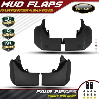 Set Of 4 Mud Flap Splash Guards For Land Rover Discovery 4 L319 Series 2009-2016 • $44.39