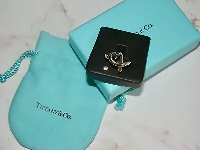 £65 • Buy Tiffany & Co Loving Heart Ring Paloma Picasso 925 Size J