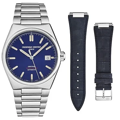 Frederique Constant Mens Highlife Blue Dial SS Bracelet Automatic FC-303BLS3NH6B • $1150