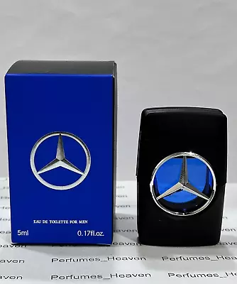 MERCEDES BENZ MAN Cologne For Men 0.17 Oz 5 Ml Eau De Toilette Splash NEW IN BOX • $17.99