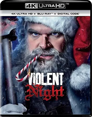 Violent Night 4K UHD Blu-ray David Harbour NEW • $17.49