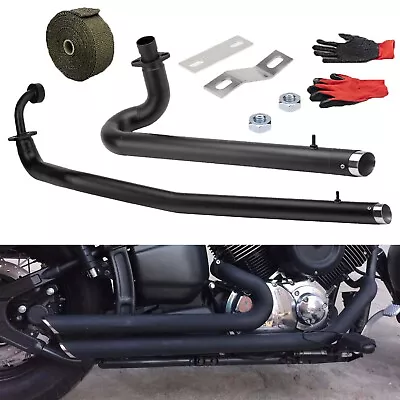 $145 • Buy Shortshots Staggered Exhaust Muffler Pipe For Yamaha V Star 1100 XVS1100 Classic