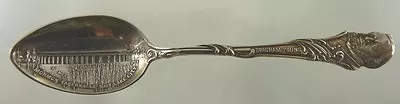 Sterling Silver Souvenir Spoon Mormon Tabernacle Salt Lake City B. Young Head • $44.95