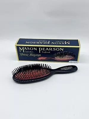 Mason Pearson Pocket Bristle Hairbrush B4 Dark Ruby • $80.03