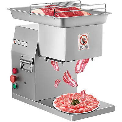 VEVOR Commercial Meat Cutting Machine 250KG/H Meat Slicer Cutter With 3mm Blade  • $358.99