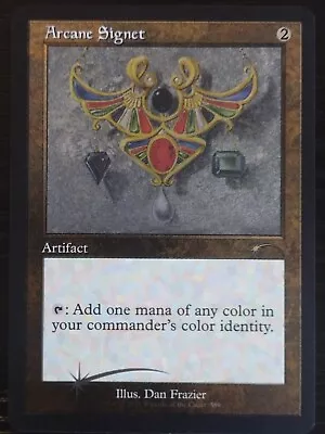 Arcane Signet Etched Foil MTG Secret Lair Dan Frazier's Mox Box English NM-Mint • $12.98