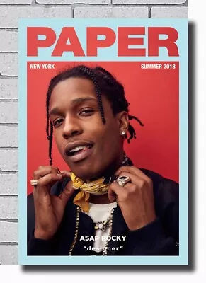 Hot ASAP Rocky Rap Music Singer Picture Print Fabric 14x21 27x40 Poster T277 • $6.90