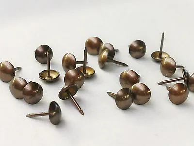 £2.99 • Buy 100 X UPHOLSTERY NAILS / STUDS / TACKS / PINS (Fourteen Finishes Available)
