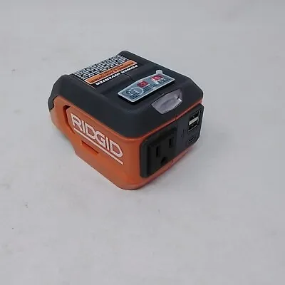 RIDGID 18V Volt 175 Watt Portable Power Inverter Car Phone Bank Home Office • $59.99