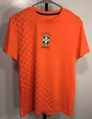  CBF Brasil Official Merchandise Shirt Men's M Brazil Soccer Futbol World Cup  • $19.96