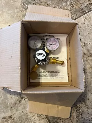 US General | Flow Gauge Regulator | Co2 & Argon | Model 47259 W/ Box And Manual • $22.95