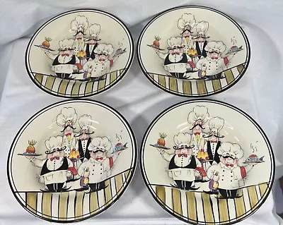 SET OF 4 ~ HD Designs - Le Chef - 8 1/2” Salad  Plates • $19.99