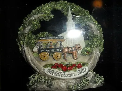 HESTIA Creations Middletown MD Band Wagon Ornament Handcrafted Marblehead • $22.99