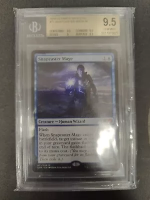 1x BGS 9.5 Gold Label Snapcaster Mage Magic The Gathering Mythic Staple • $249.99