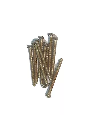 Lot Of 10: #8-32 Thread Nickel Plated Steel 2  Canopy Screw Lamp Part  -rusted • $0.99