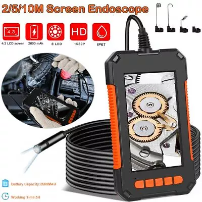 Industrial Endoscope Camera 1080P HD 4.3'' Screen Borescope Inspection Camera US • $33.72