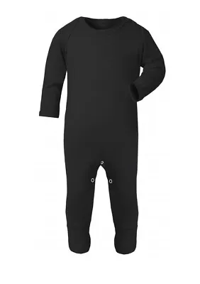 £6.99 • Buy Cotton BABY BOY GIRL Plain Chest Babygrow 1Onesie Bodysuit Sleepsuit Romper Suit