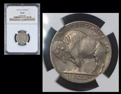 1937-D Buffalo Nickel 3 Legs NGC XF 45 • $761