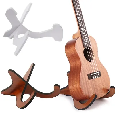 $13.85 • Buy Guitar Stand Rack Foldable Holder Vertical Ukulele Display Musical Strings!