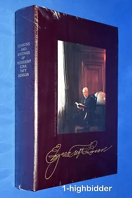 SEALED! Sermons & Writings Of Ezra Taft Benson Leather LDS Mormon Employee Gift • $27.99