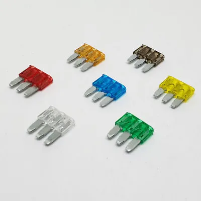 Micro Blade Fuses Type 3 Fuse Micro3 Car Electrical PACK OF 5 Select Amperage • £4.05