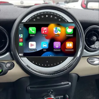 Android 13 Apple Carplay Gps Car Stereo Radio For Bmw Mini Cooper R56 2007-2014 • $240