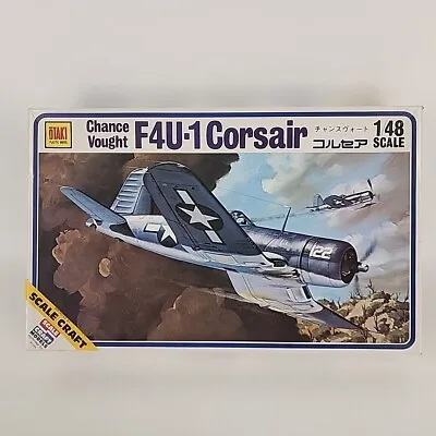 Scale Craft 1 48 WWII Chance Vought F4U-1A CORSAIR Model Airplane Missing Decals • $12.50