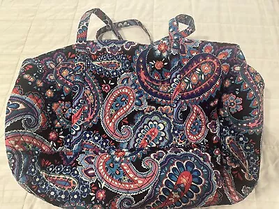 Vera Bradley Large Traveler Duffel Bag Haymarket Paisley • $35