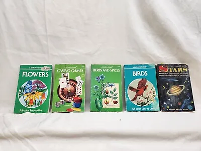 $19.95 • Buy Lot # 2 Vintage A Golden Guide / Nature Guide Books Lot Of 5