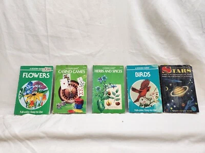 $19.95 • Buy Lot # 2 Vintage A Golden Guide / Nature Guide Books Lot Of 5