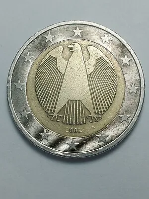 RARE 2 Euro Coin Germany-GHOST DATE!ERROR-Weak Strike-uniquecollectablerarity! • $606