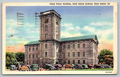 £1.90 • Buy Postcard Clock Tower Building Rock Island Arsenal, Rock Island, Illinois D11