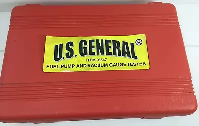 U.S. General Fuel Pump And Vacuum Gauge Tester Item 93547 Fast Free Shipping! • $26.88