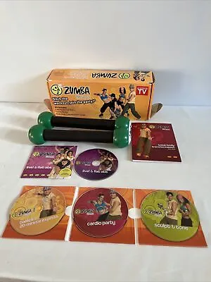 Zumba Fitness DVD Exercise Kit Including Toning Sticks ￼Keep Fit￼ Cardio Workout • £16.99
