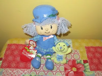 Vintage Strawberry Shortcake Blueberry Muffin & Cheesecake Rag Doll 10  2002 • $24.99